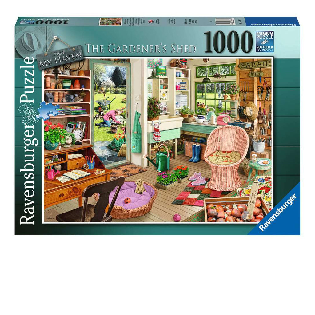 The Garden Shed 1000-Piece Puzzle OLD BOX