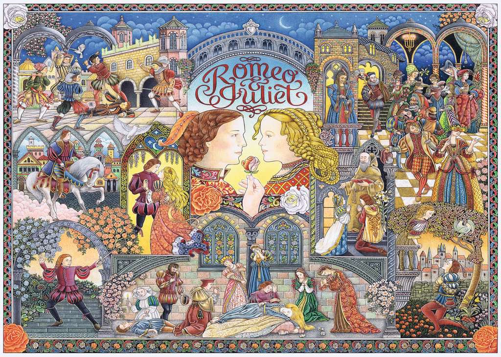 Romeo & Juliet 1000-Piece Puzzle Old