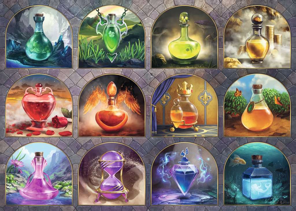 Magical Potions 1000-Piece Puzzle
