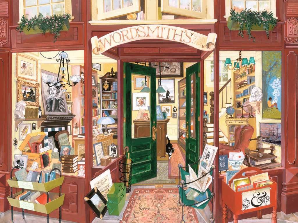 Wordsmith's Bookshop 1500-Piece Puzzle