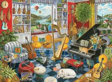 The Music Room 500-Piece Puzzle Old