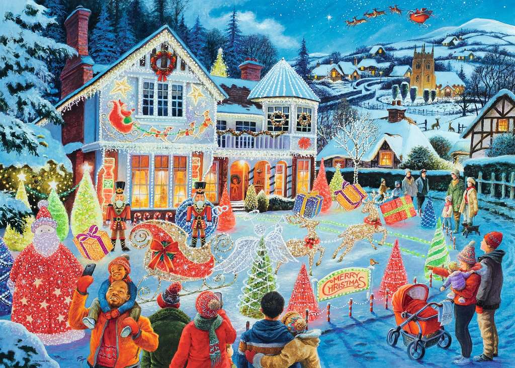 The Christmas House 1000-Piece Puzzle