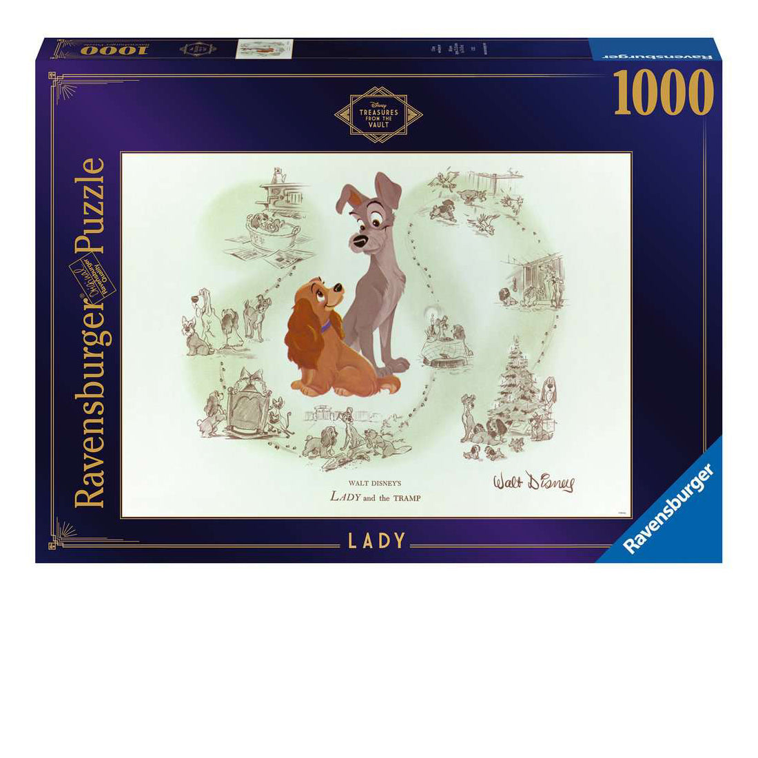 Lady Treasures from The Vault 1000-Piece Puzzle Old