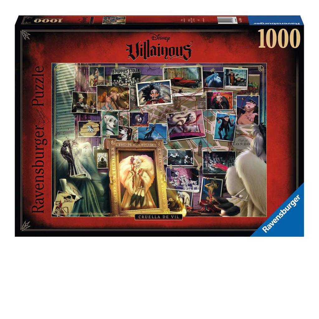 Villainous - Cruella de Vil 1000-Piece Puzzle Old