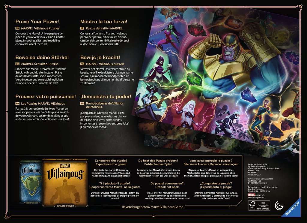 Villainous - Thanos 1000-Piece Puzzle Old