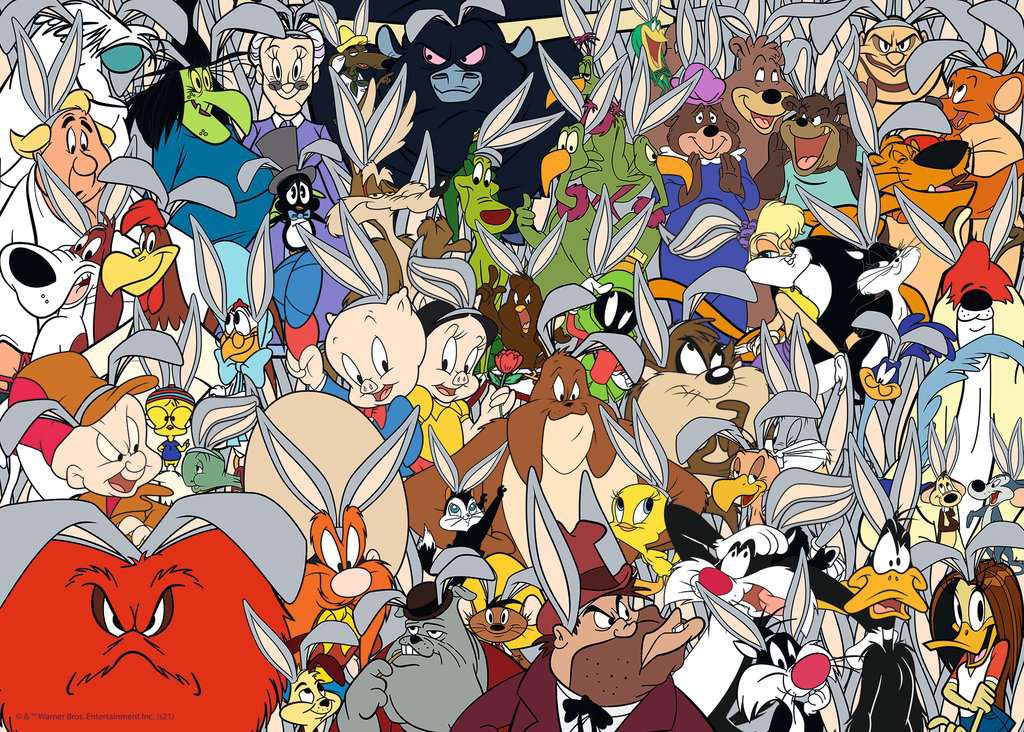 Looney Tunes Challenge 1000-Piece Puzzle Old