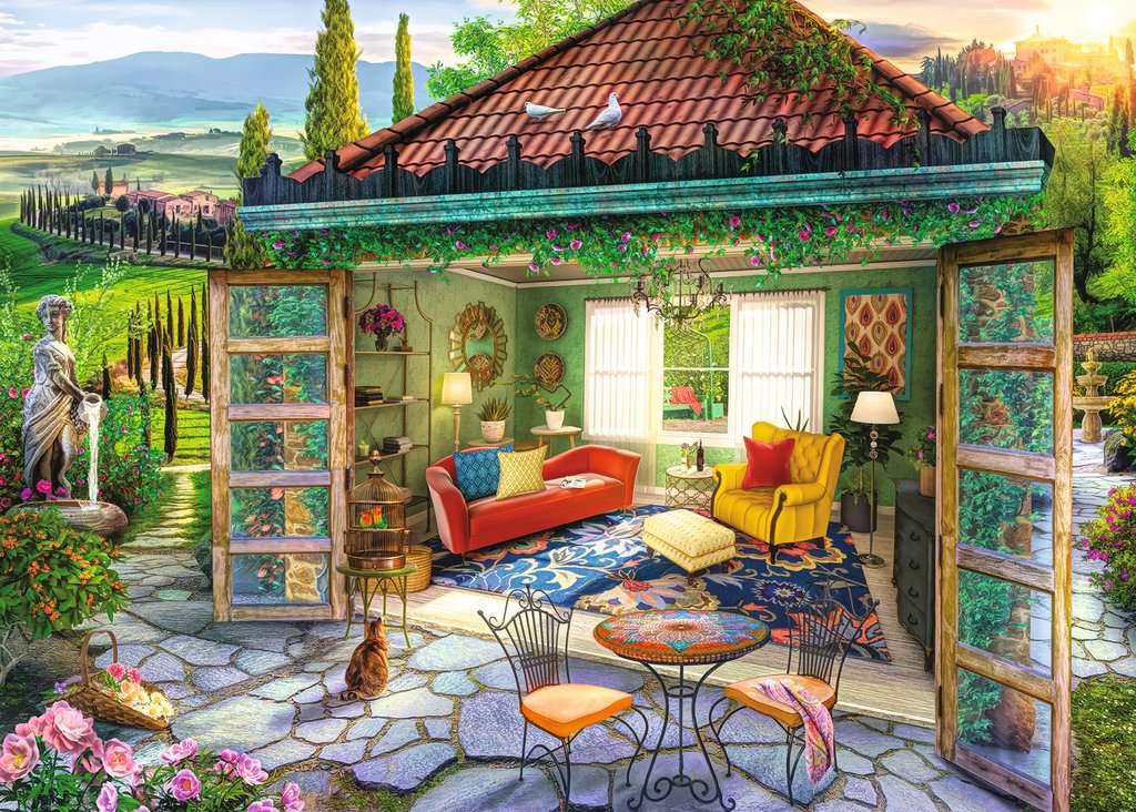 Tuscan Oasis 1000-Piece Puzzle