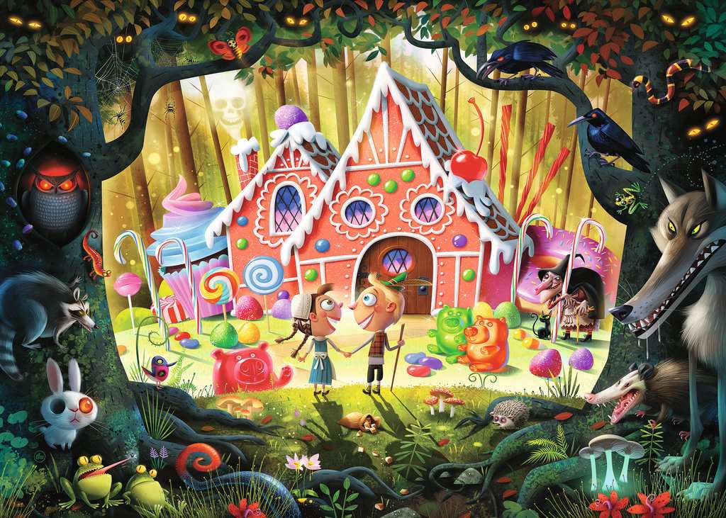 Hansel and Gretel 1000-Piece Puzzle Old