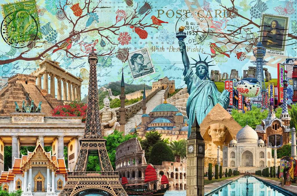Big Cities Collage<br>Casse-tête de 5000 pièces