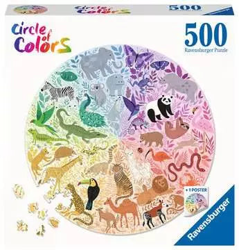 Circle of Colors - Animals 500-Piece Puzzle