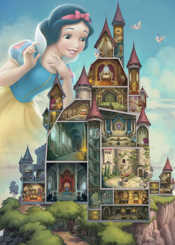 Disney Castle: Snow White 1000-Piece Puzzle Old