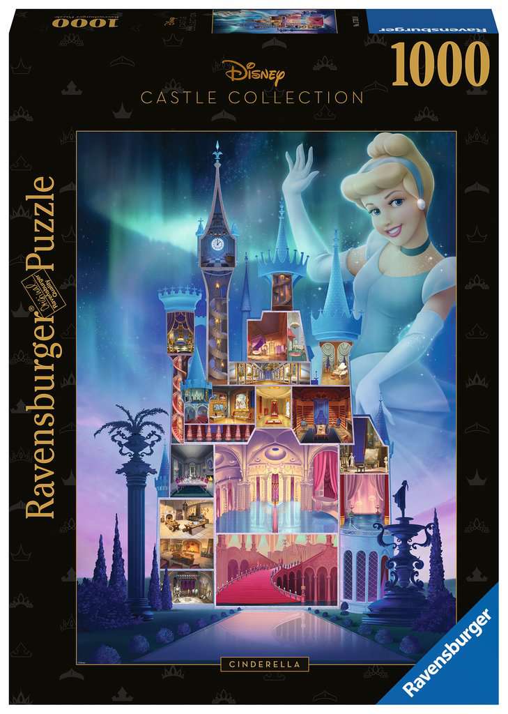 Disney Castle: Cinderella 1000-Piece Puzzle Old