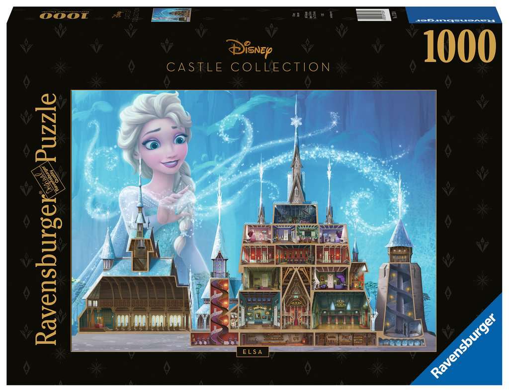 Châteaux Disney : Elsa<br>Casse-tête de 1000 pièces