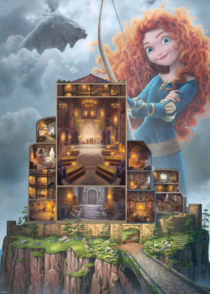 Disney Castle: Merida 1000-Piece Puzzle