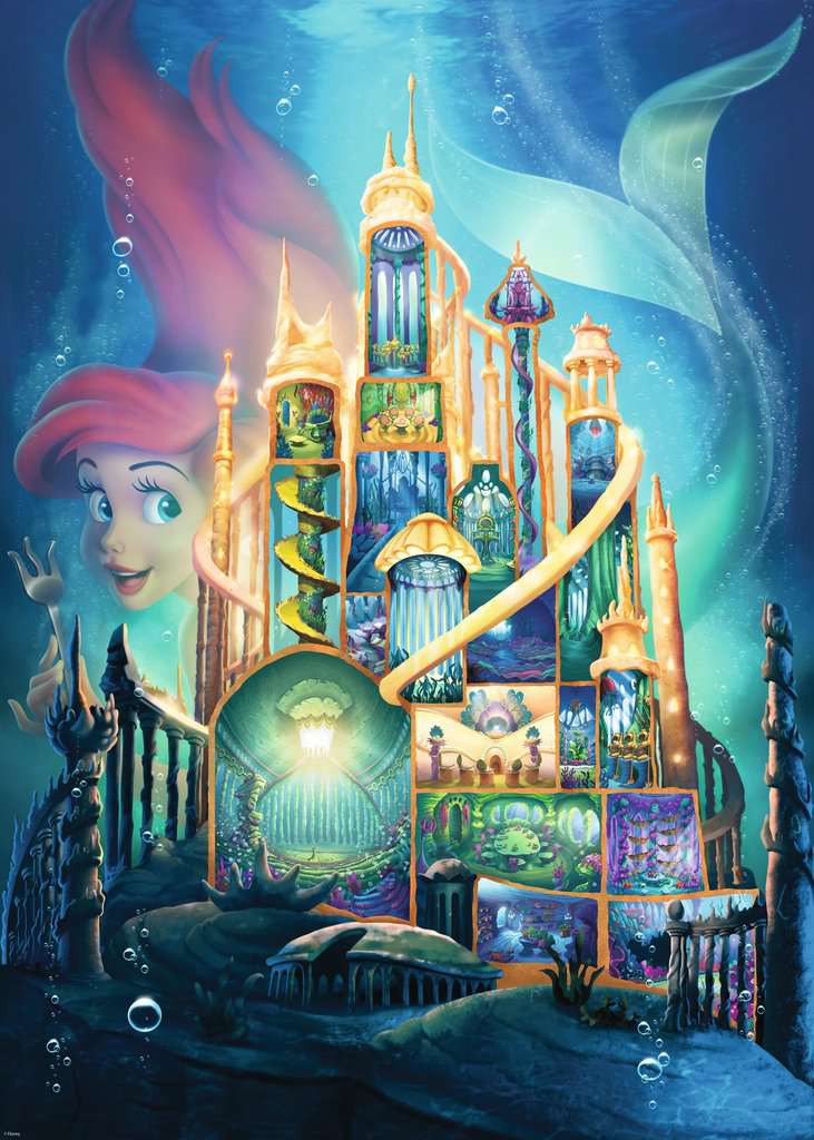 Disney Castle: Ariel 1000-Piece Puzzle