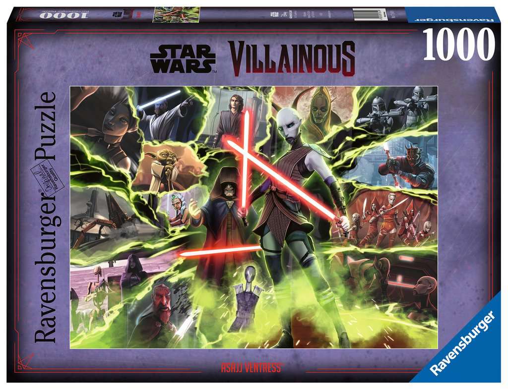 Star Wars Villainous: Asajj Ventress 1000-Piece Puzzle Old