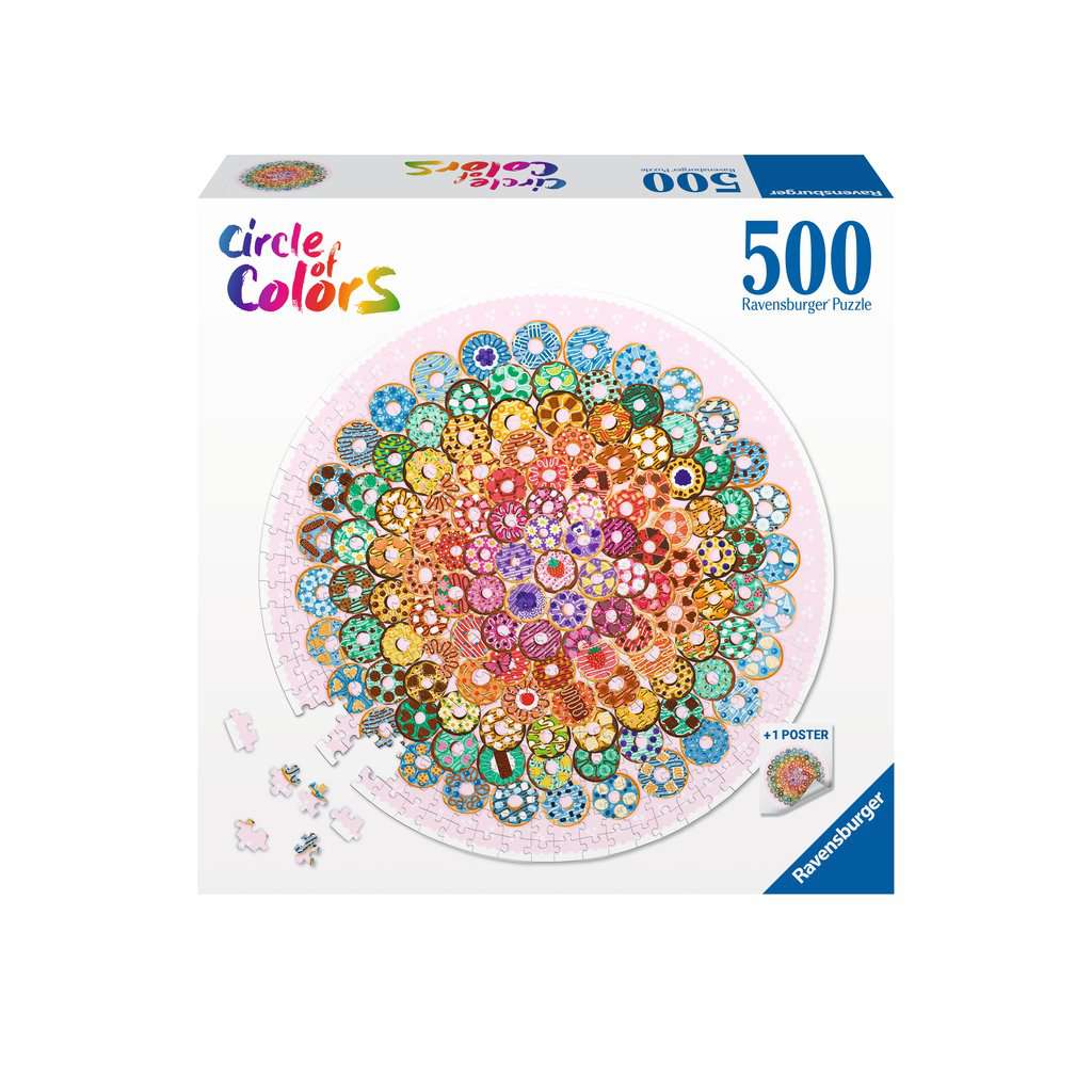 Circle of Colors - Doughnuts 500-Piece Puzzle