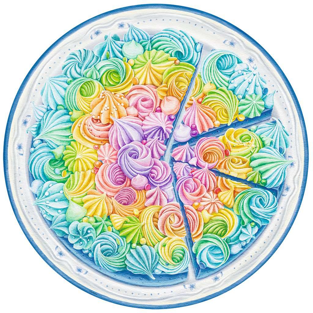Circle of Colors - Rainbow Cake 500-Piece Puzzle