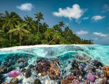 A Dive in the Maldives<br>Casse-tête de 2000 pièces