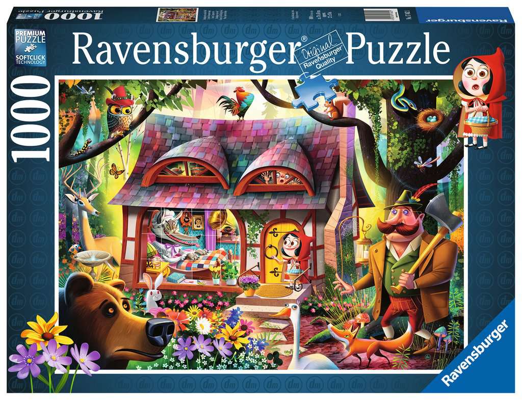 Come In, Red Riding Hood 1000-Piece Puzzle Old