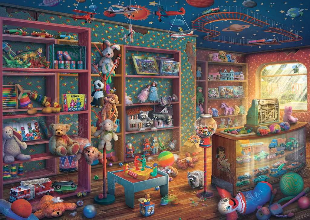 Tattered Toy Store 1000-Piece Puzzle