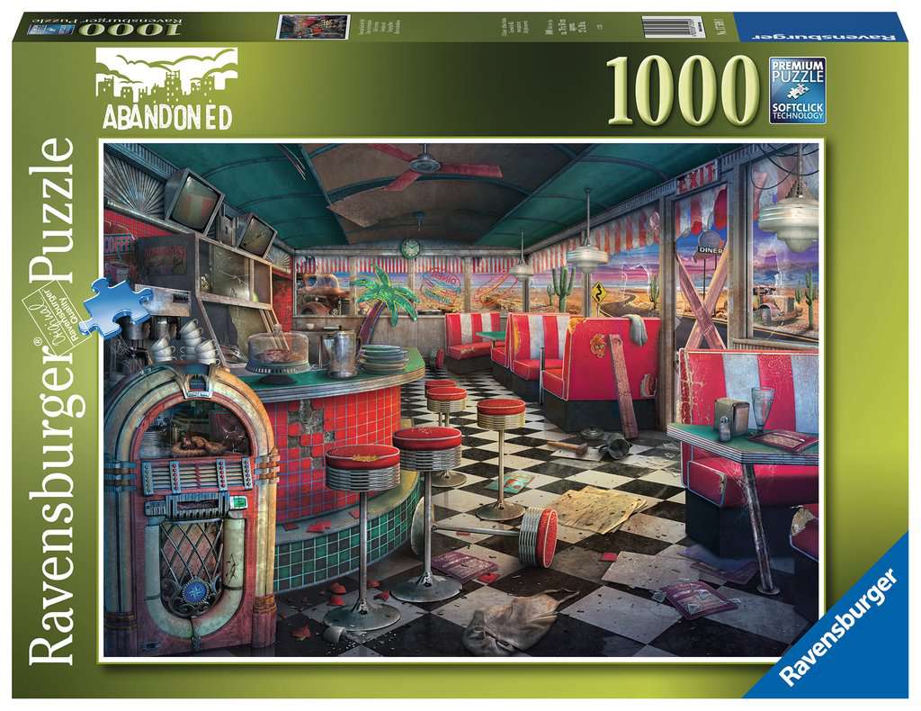 Decaying Diner 1000-Piece Puzzle Old