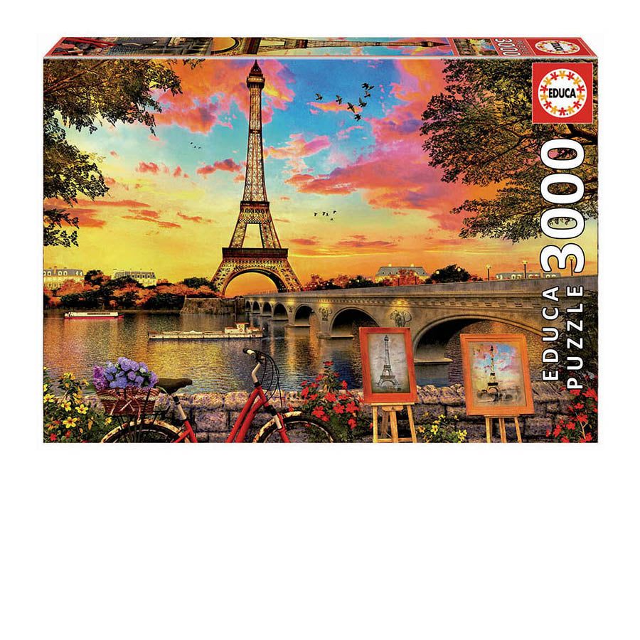 Sunset in Paris 3000-Piece Puzzle