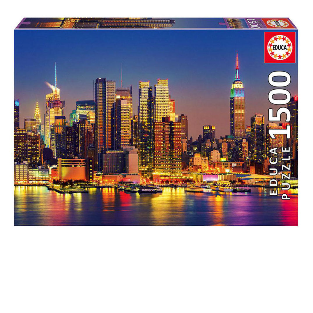 Manhattan at Night 1500-Piece Puzzle