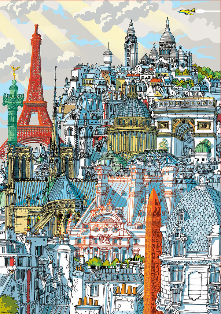 City Puzzle - Paris 1000-Piece Puzzle