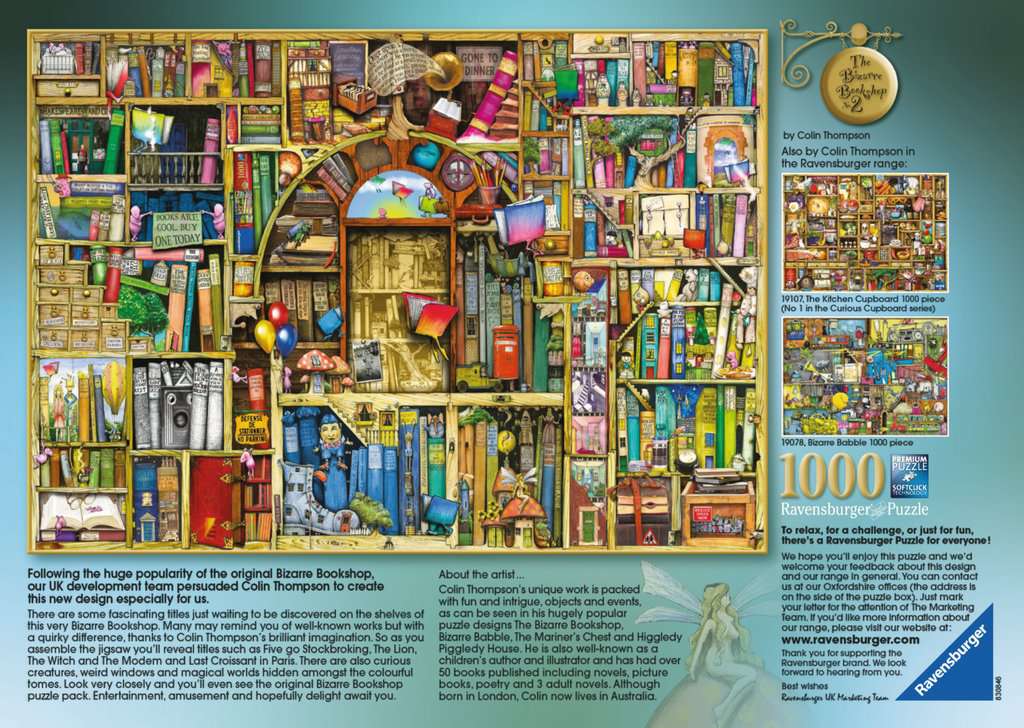 The Bizarre Bookshop 2 1000-Piece Puzzle Old