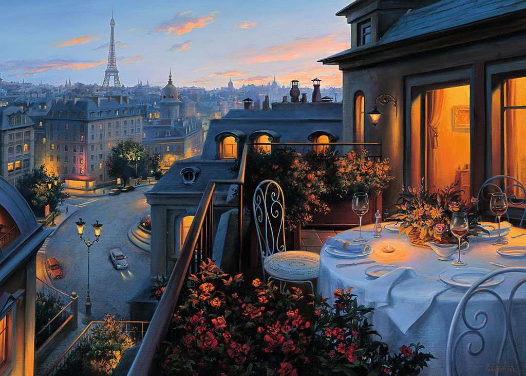 Paris Balcony 1000-Piece Puzzle