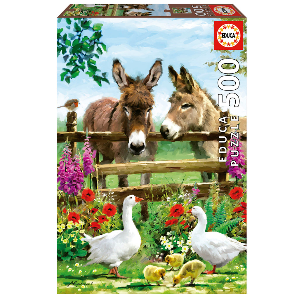 Donkeys 500-Piece Puzzle