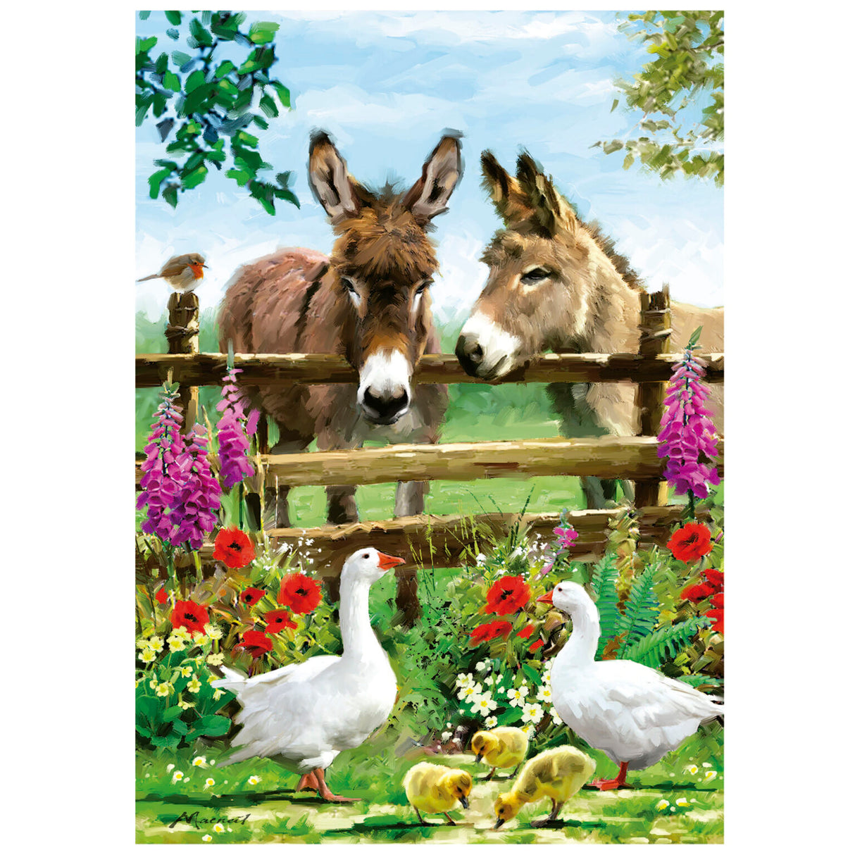 Donkeys 500-Piece Puzzle