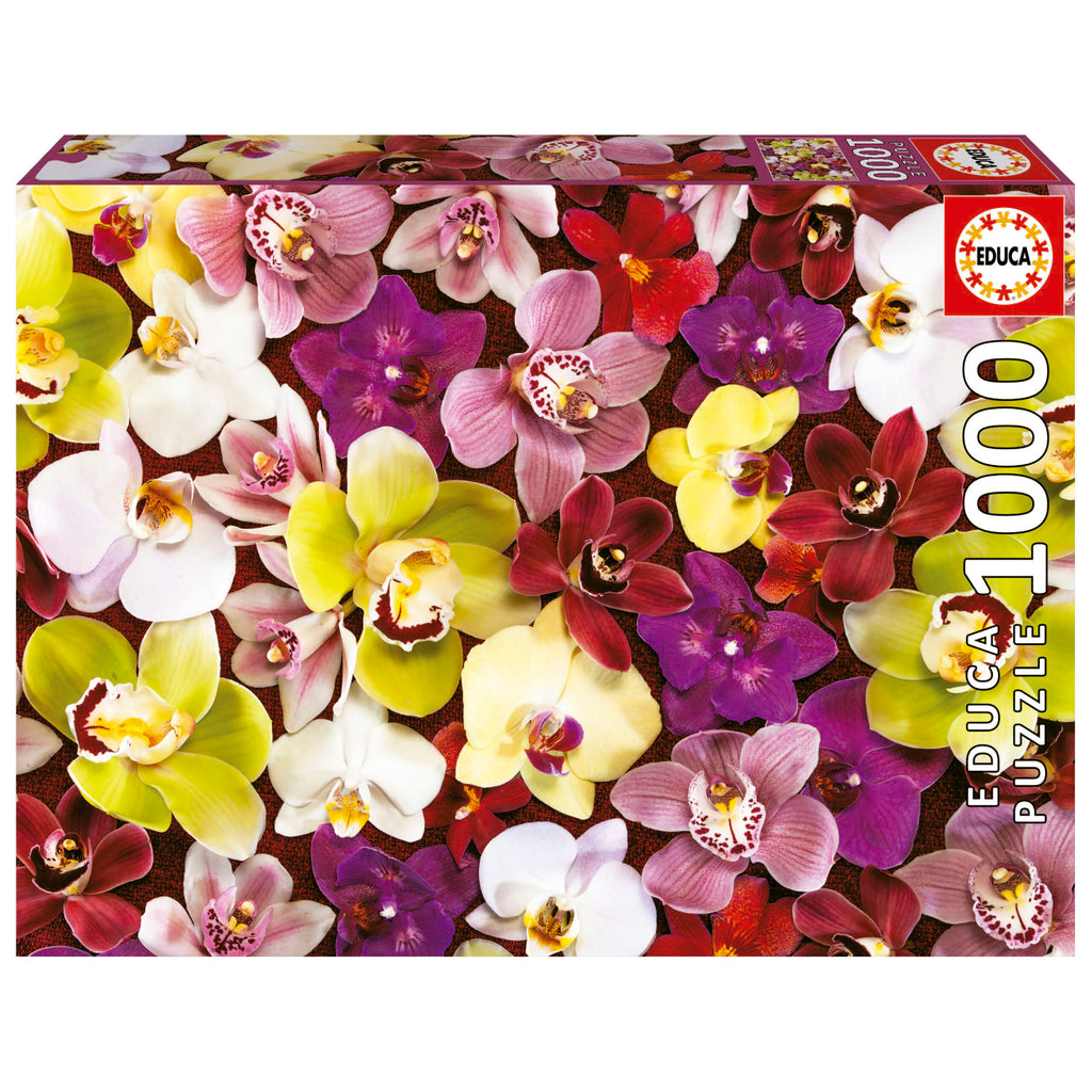 Orchid Collage<br>Casse-tête de 1000 pièces