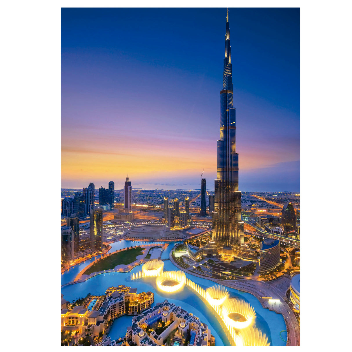 Burj Khalifa, United Arab Emirates 1000-Piece Puzzle