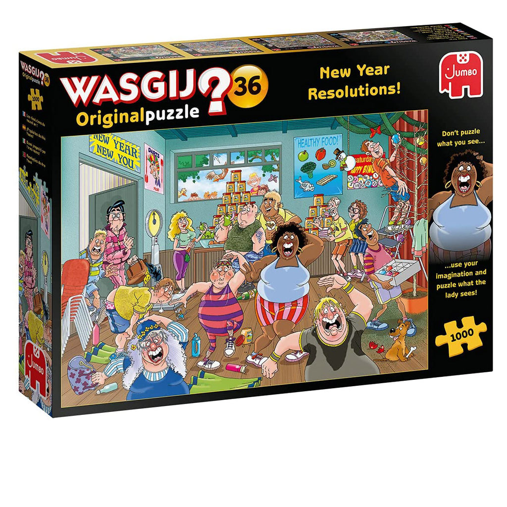 Wasgij - New Year Resolutions! 1000-Piece Puzzle