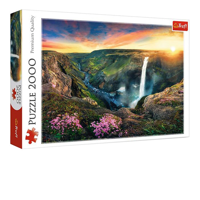 Haifoss Waterfall Iceland 2000-Piece Puzzle