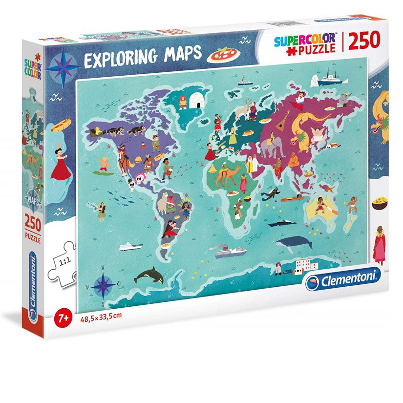 Exploring Maps<br>250-Piece Puzzle