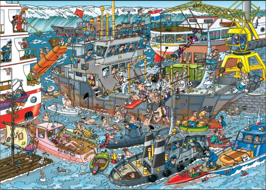Sea Loading Dock 500-Piece Puzzle