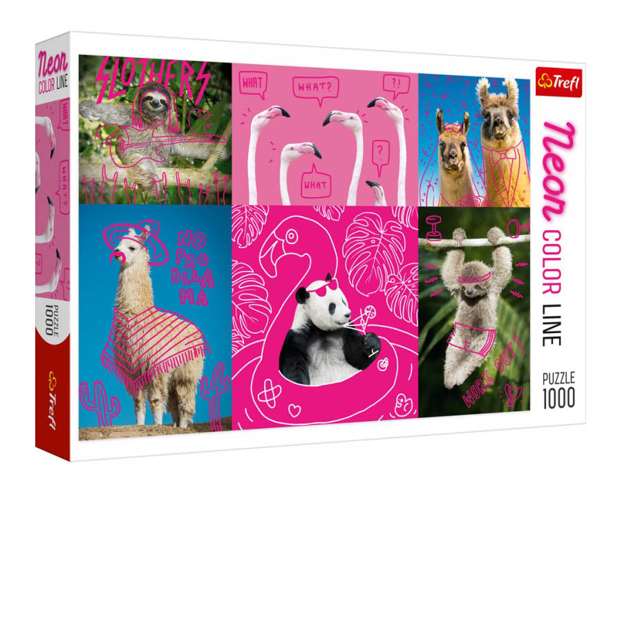 Crazy Animals 1000-Piece Puzzle