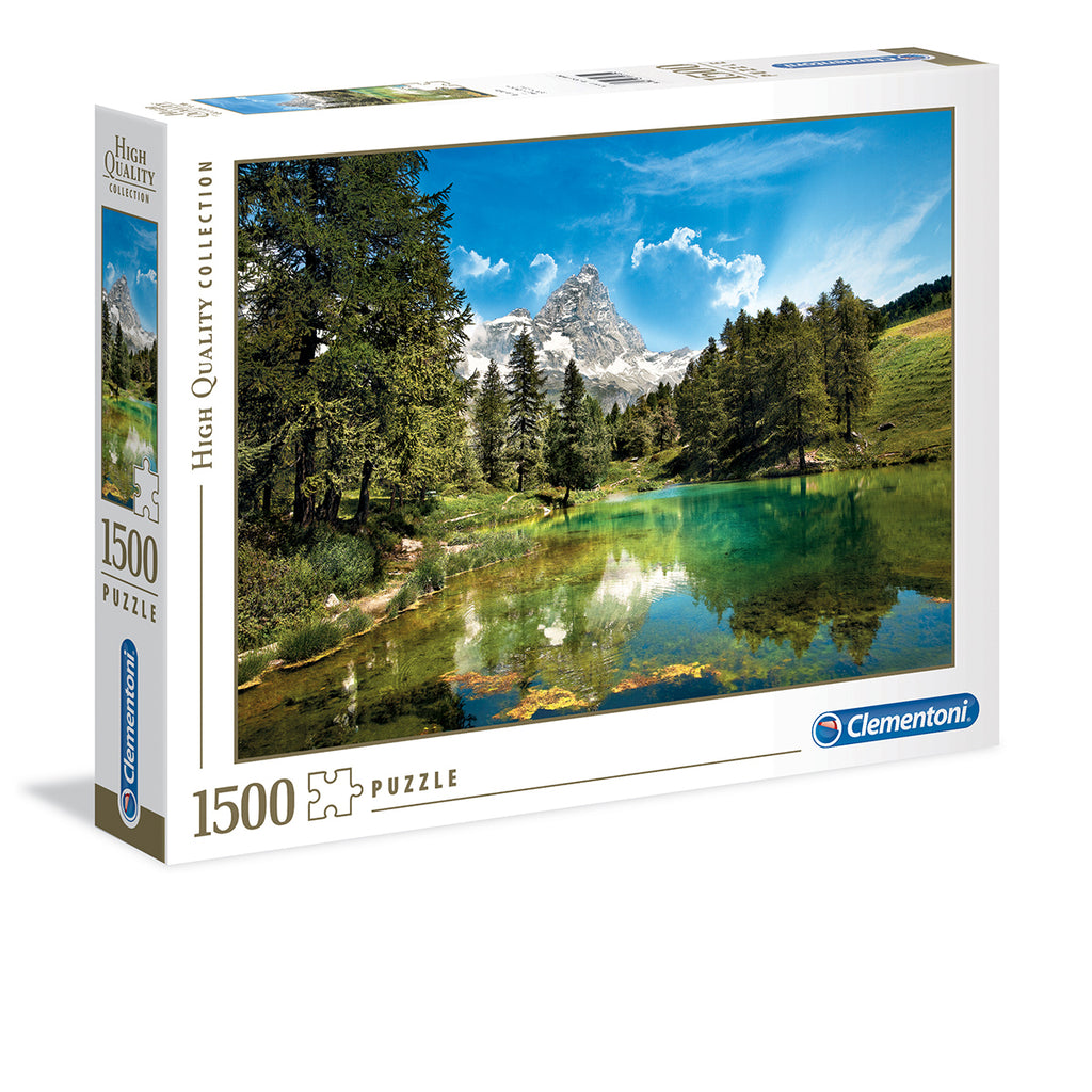 Le lac bleu<br>Casse-tête de 1500 pièces