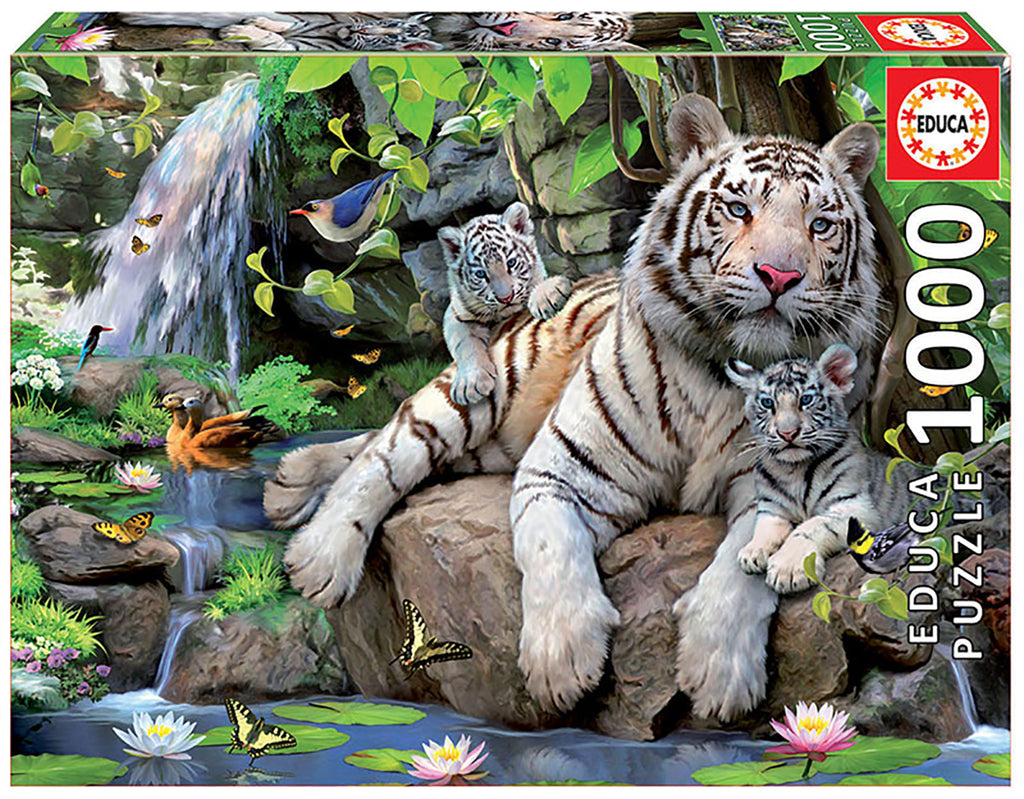 White tigers of bengal 1000-Piece Puzzle