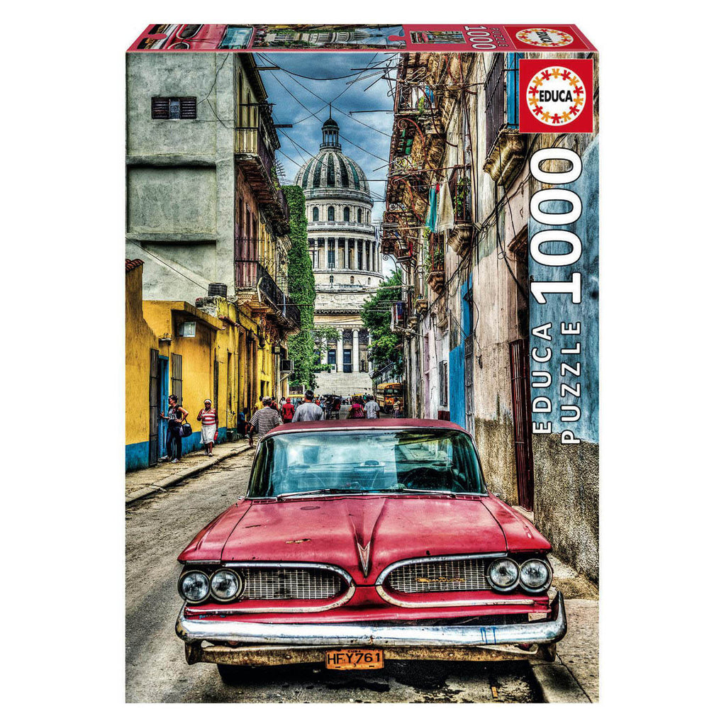 Vintage Car in Old Havana 1000-Piece Puzzle