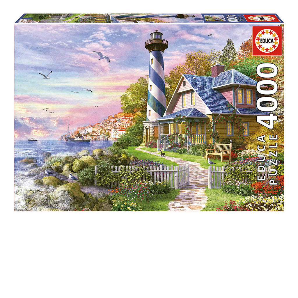 Lighthouse at Rock Bay 4000-Piece Puzzle