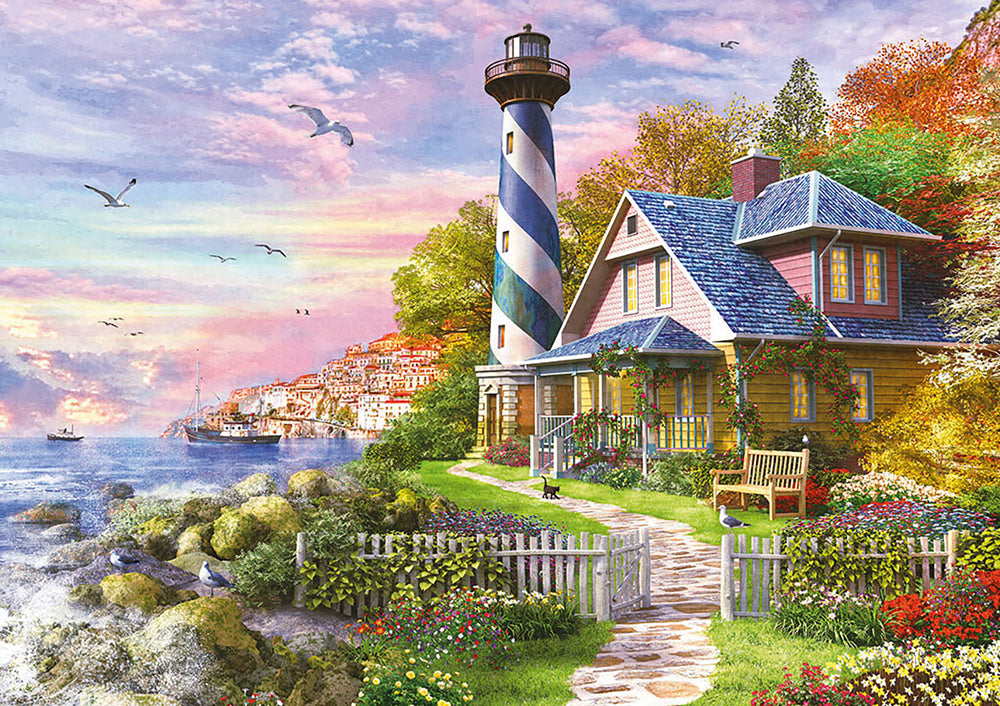 Lighthouse at Rock Bay 4000-Piece Puzzle