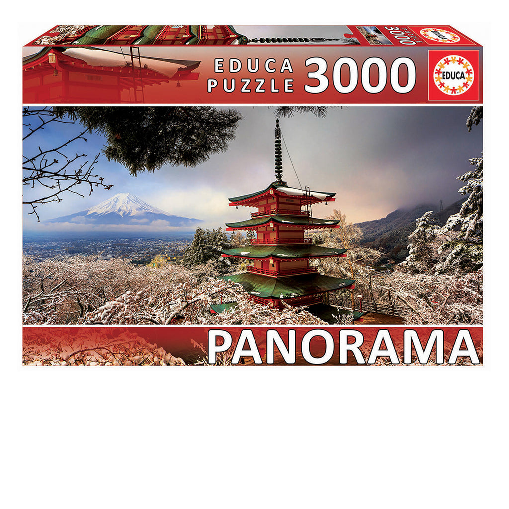 Mount Fuji and Chureito Pagoda 3000-Piece Puzzle