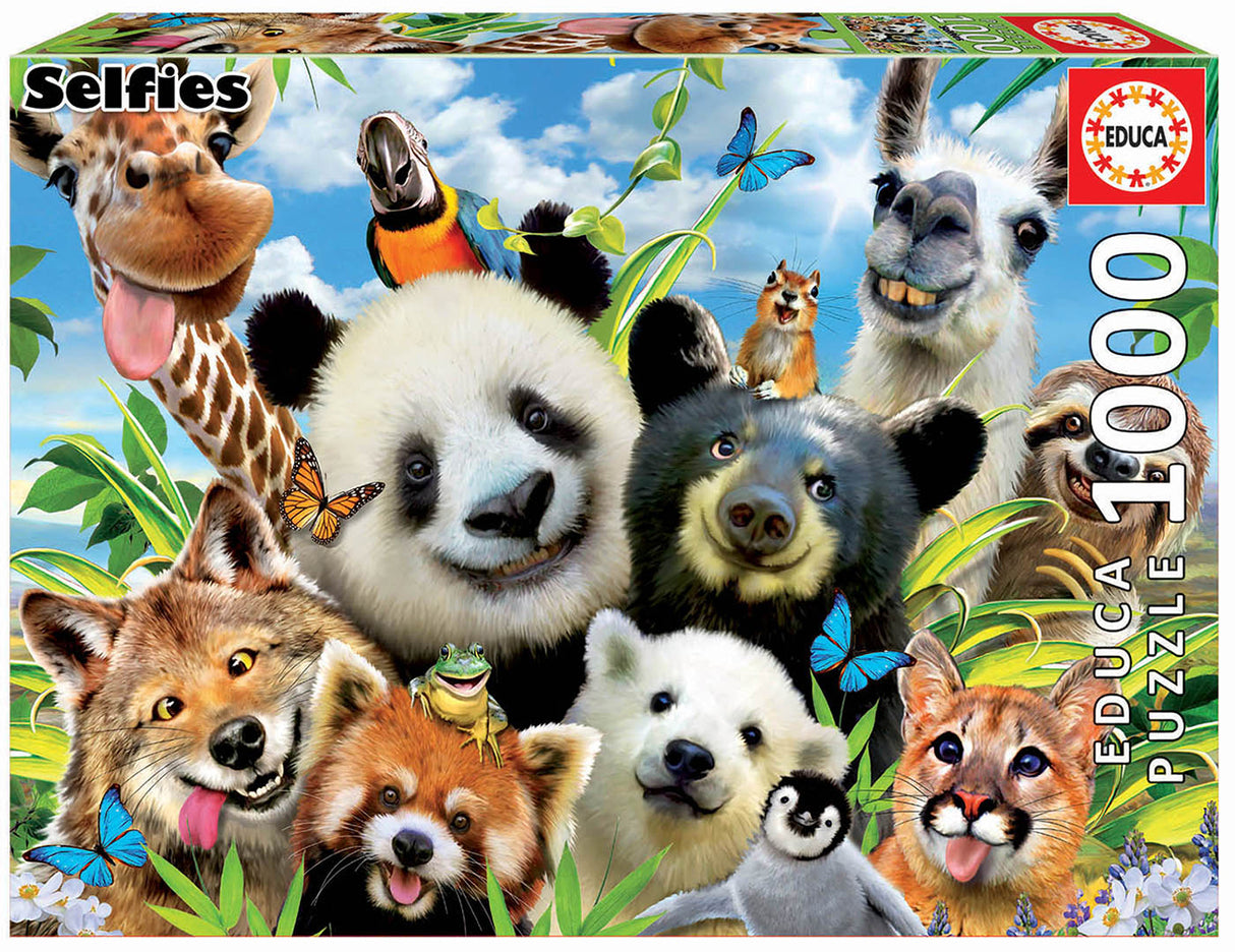 Lama Drama Selfie 1000-Piece Puzzle