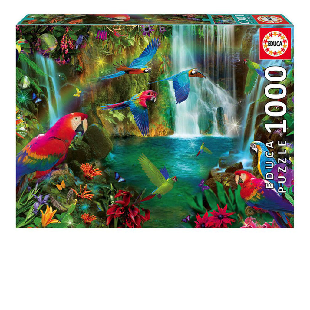 Tropical Parrots 1000-Piece Puzzle