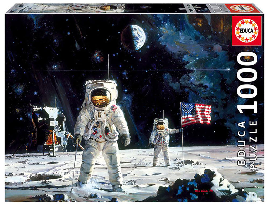 First men on the moon, Robert McCall<br>Casse-tête de 1000 pièces