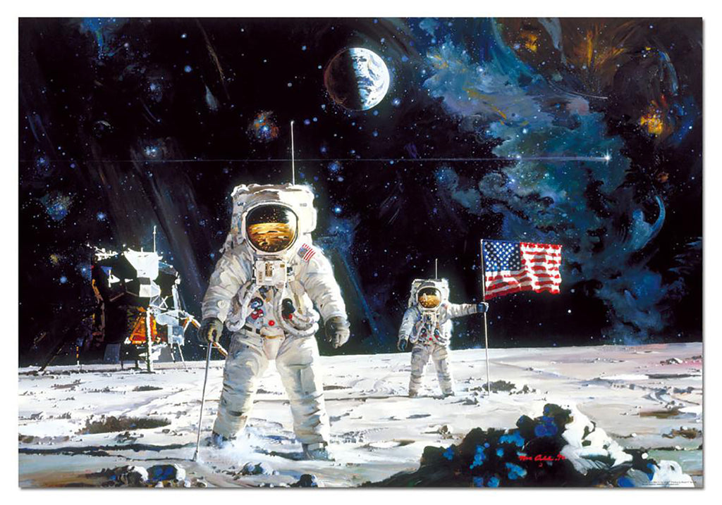 First men on the moon 1000-Piece Puzzle